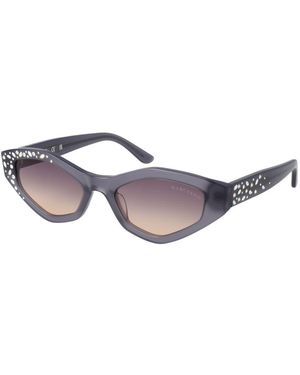 MARCIANO BY GUESS Grey Acetate Sunglasses - Blue