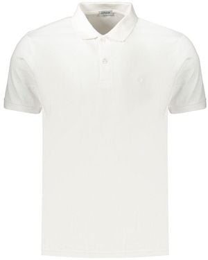 COVERI MOVING Bianco Cotton Men's Polo - White