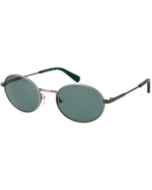 GANT Gray Metal Sunglasses - Green