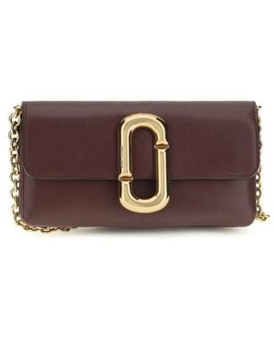 Marc Jacobs Brown Calf Leather Bos Taurus Wallet