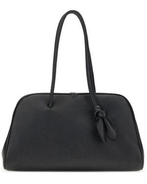 Jacquemus Calf Leather Shoulder Bag - Black
