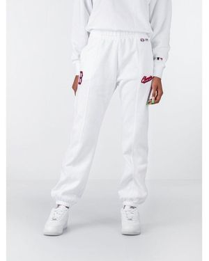 Champion White Cotton Joggers (workout Pants)