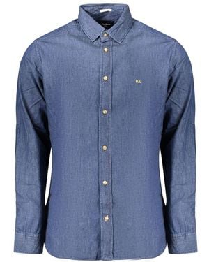 Pepe Jeans Blue Cotton Men's Shirt