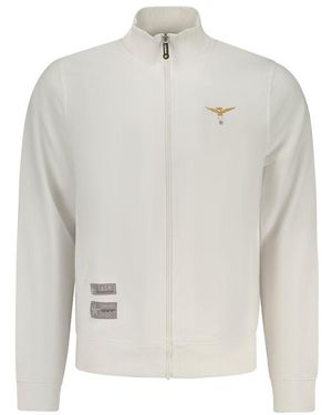 Accademia Militare Blue Cotton Men Sweatshirt - Grey