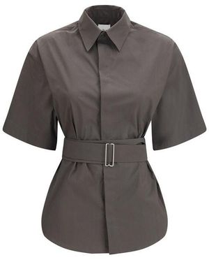 Sa Su Phi Grey Cotton Shortsleeve Shirt