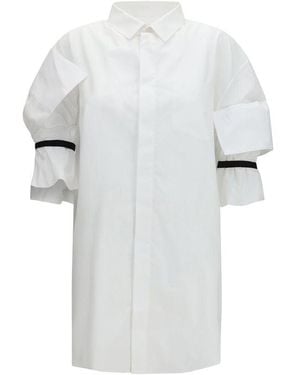 ALAINPAUL White Cotton Shortsleeve Shirt