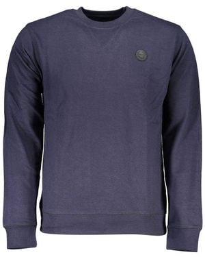 Gianmarco Venturi Blue Cotton Men Sweatshirt