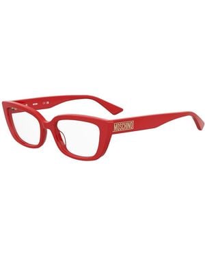 Love Moschino Multicolor Plastic Glasses (frames) - Red