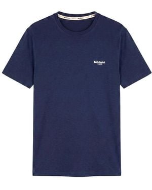 Baldinini Blue Cotton Men T
