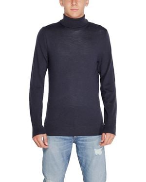 Calvin Klein Blue Wool Jumper