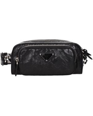 Prada Black Leather Crossbody Bag