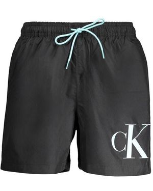 Calvin Klein Black Polyester Men's Swimwear