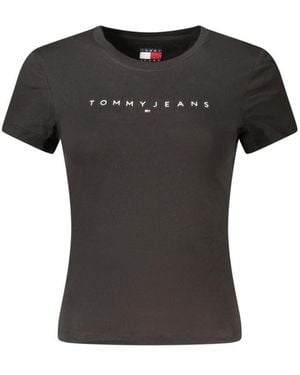 Tommy Hilfiger Black Cotton 's T