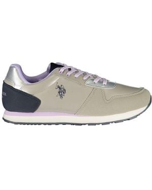U.S. POLO ASSN. Silver Polyester Sneaker - Multicolor