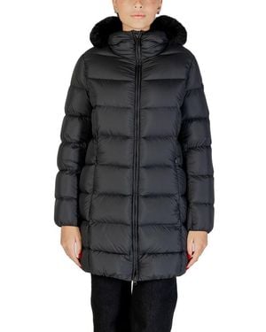 Colmar Black Polyester Coat