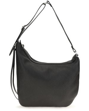 Fendi Black Calf Leather Bos Taurus Shoulder Bag