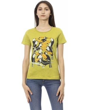 TRUSSARDI ACTION Green Cotton T - Yellow