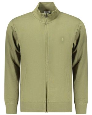 COVERI MOVING Green Cotton Men's Sweatshirt