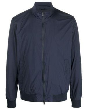 Herno Blue Polyester Bomber