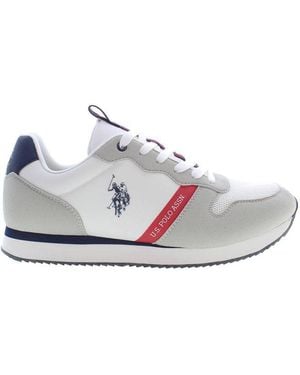 U.S. POLO ASSN. U. S. Polo Assn. Polyester Trainer - White