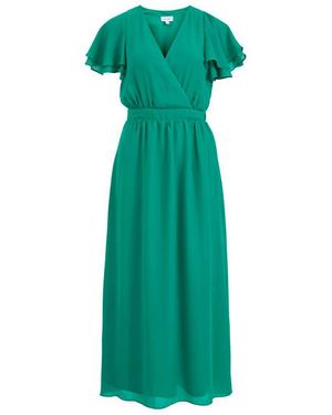 VILA CLOTHES Polyester Casual Dress - Green