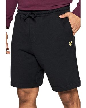 Lyle & Scott Black Cotton Bermuda Shorts