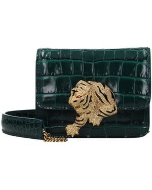 Roberto Cavalli Leather Clutch - Green