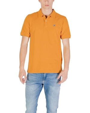 Colmar Orange Cotton Polo Shirt