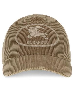 Burberry Corduroy Baseball Hat - Brown