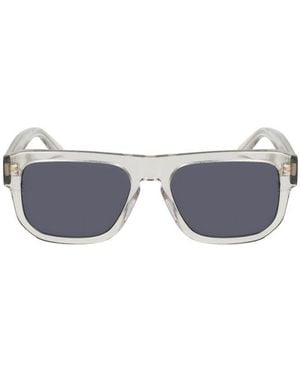 Calvin Klein Transparent Acetate Mens Sunglasses - Grey