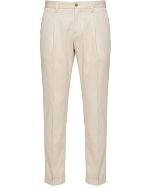 Baldinini White Viscose Men Trousers - Natural