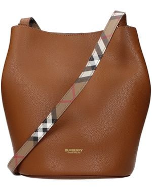 Burberry Brown Leather Crossbody Bag