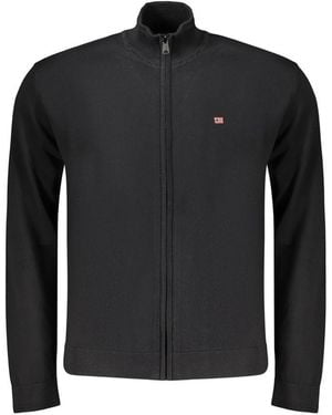 Napapijri Black Cotton Men's Jumper
