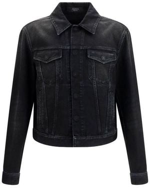 Gucci Blue Cotton Denim Jacket - Black