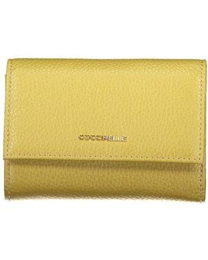 Coccinelle Verde Pelle Wallet - Yellow