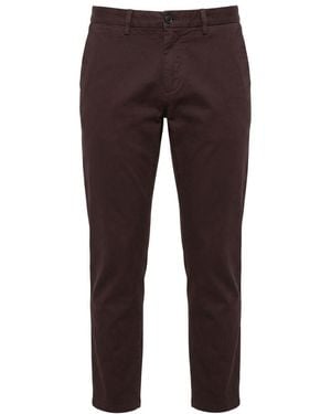 Trussardi Brown Cotton Men's Trousers
