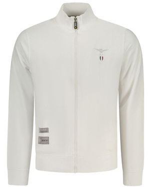 Accademia Militare White Cotton Men Sweatshirt