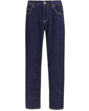 Dolce & Gabbana Blue Cotton Jeans Denim