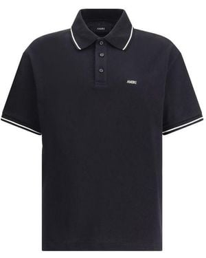 Amiri Logoed Polo Shirt - Blue