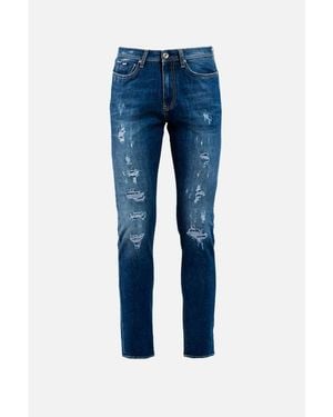 Gas Blue Cotton Jeans Denim