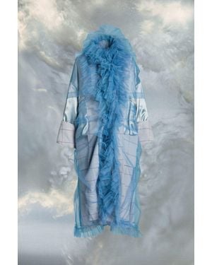 Maison Margiela Blue Fibres Coat