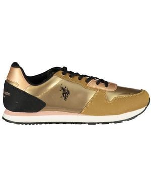 U.S. POLO ASSN. Gold Polyester Sneaker - Multicolor