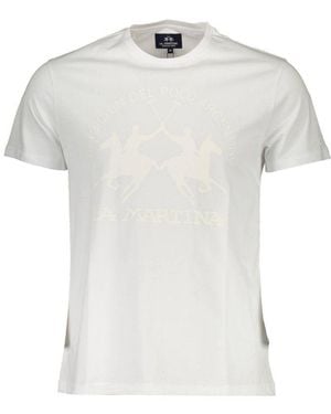 La Martina Cotton T-Shirt - White
