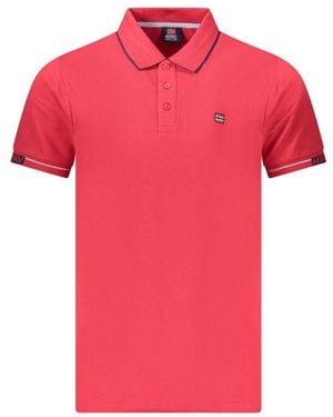 Norway 1963 Cotton Polo Shirt - Pink