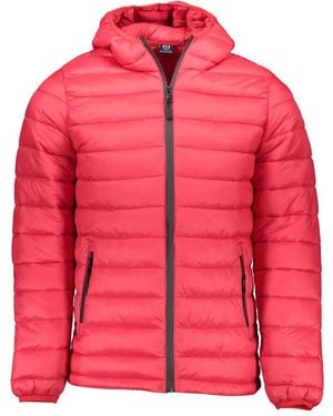 Sergio Tacchini Red Polyester Jacket