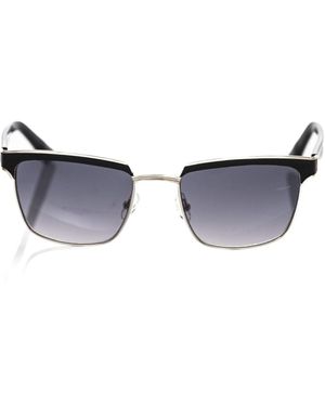 Frankie Morello Black Metallic Fibre Sunglasses