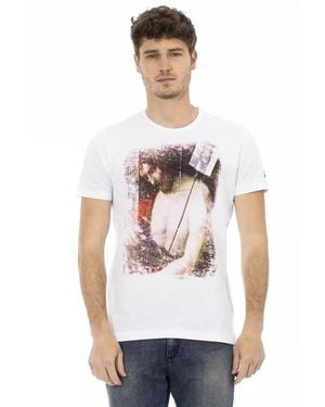 TRUSSARDI ACTION White Cotton Men's T