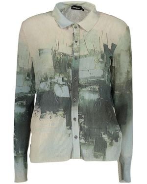 Desigual Verde Polyester Shirt - Green