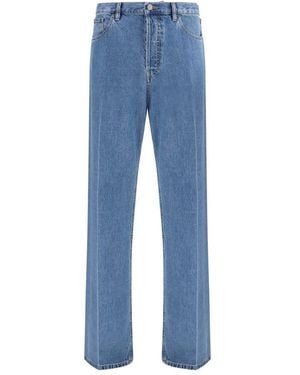 Valentino Garavani Blue Cotton Straight