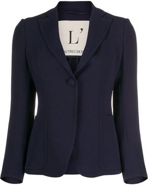 L'Autre Chose Slim Fit Blazer - Blue